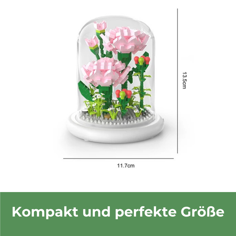 2+1 GRATIS! Flowerbox™ | Puzzle Blume im Glas