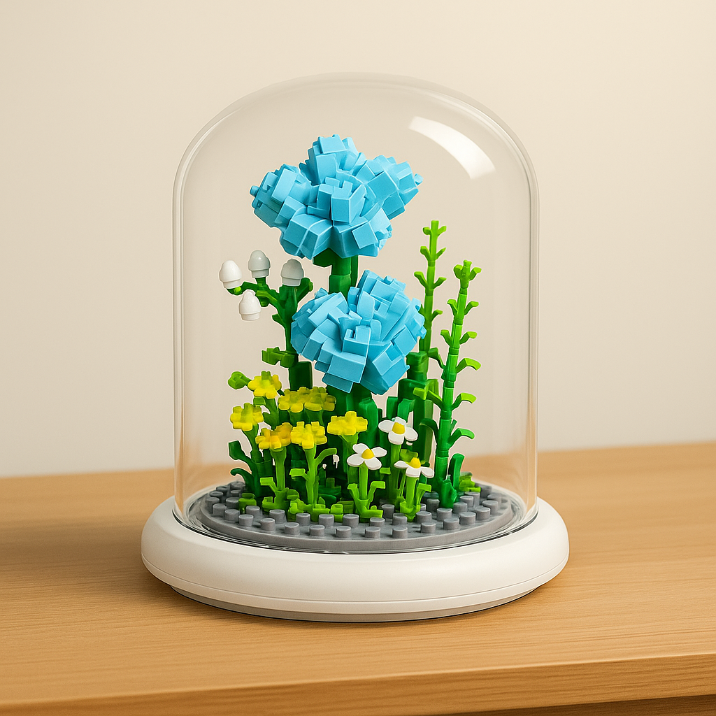 2+1 GRATIS! Flowerbox™ | Puzzle Blume im Glas