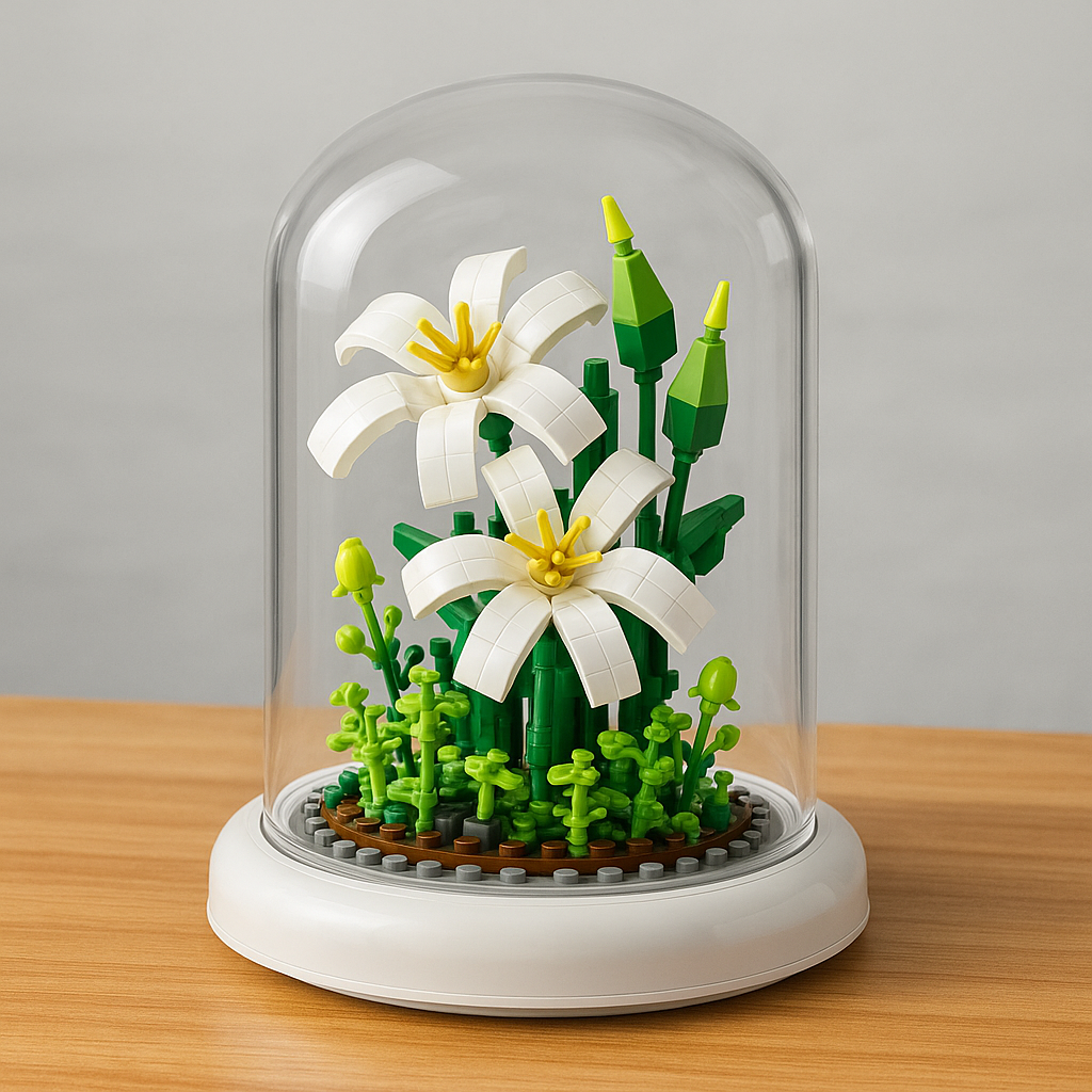 2+1 GRATIS! Flowerbox™ | Puzzle Blume im Glas