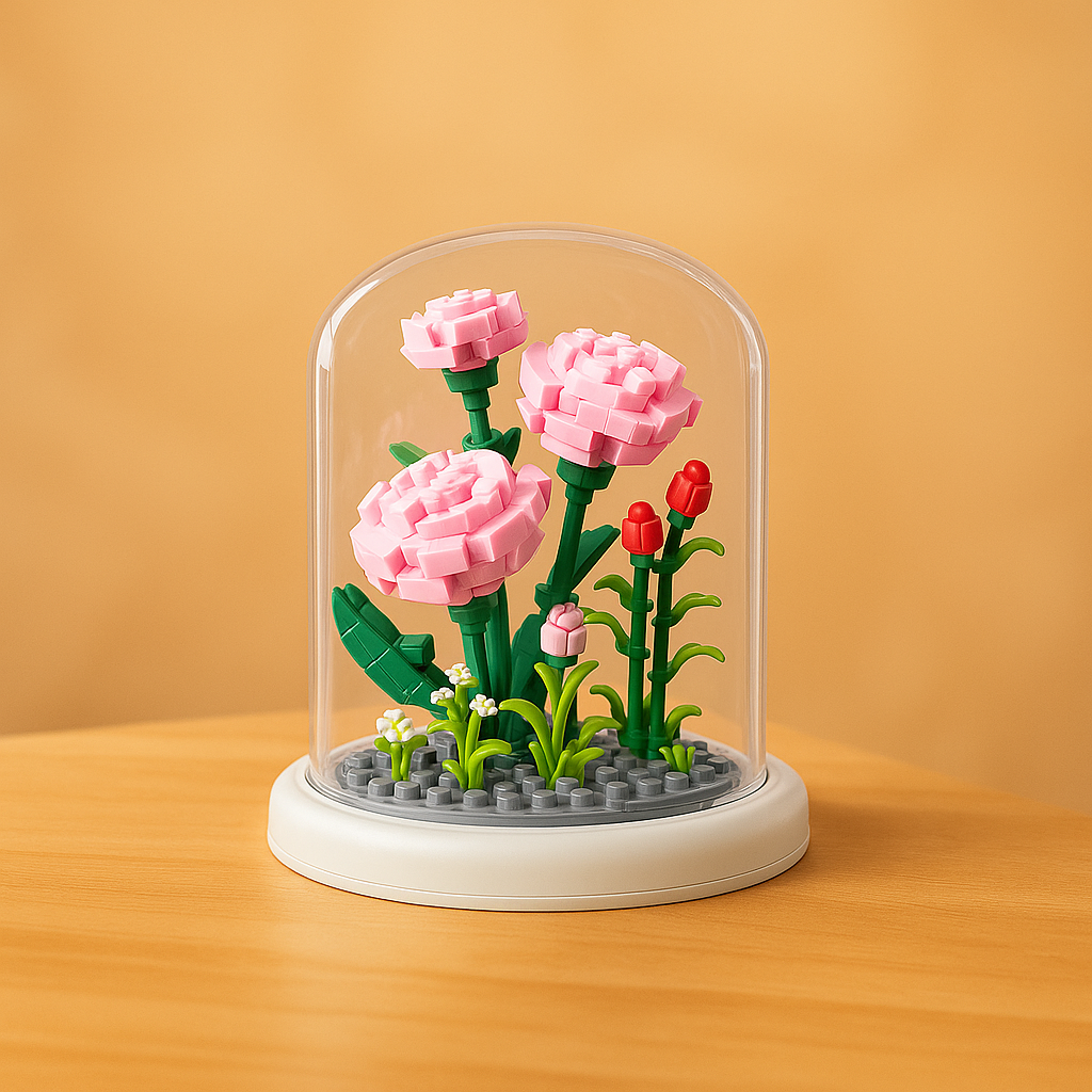 2+1 GRATIS! Flowerbox™ | Puzzle Blume im Glas